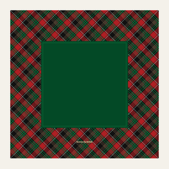 Holiday Plaid Mat - Green Tartan