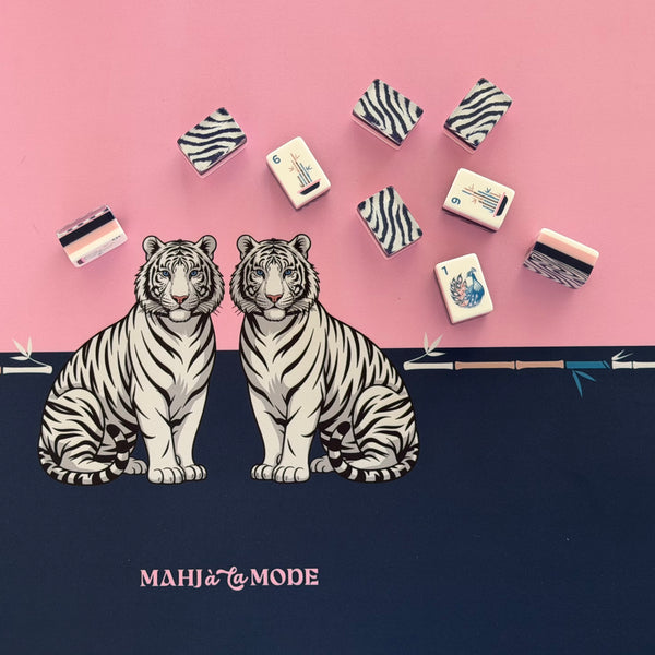 The Exotics - White Tigers Tile Collection