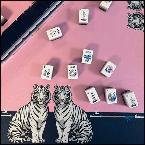 The Exotics - White Tigers Tile Collection