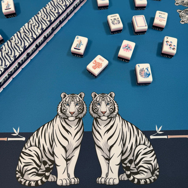 The Exotics - White Tigers Tile Collection