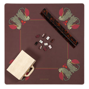 The Leopards Den Mat - Brick Red