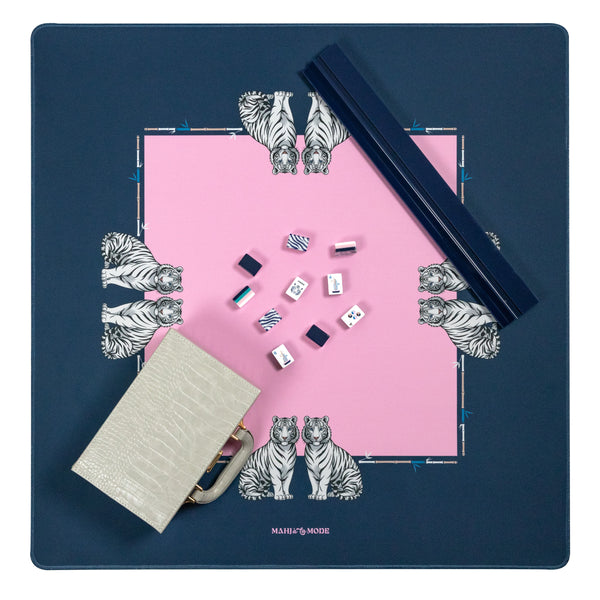 The White Tigers Den Mat - Blush
