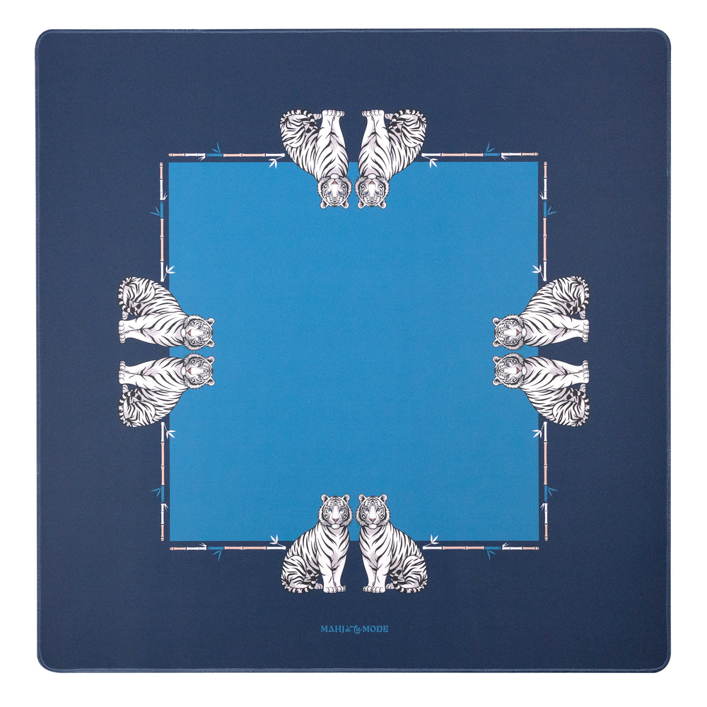 White Tiger Den Mat in Turquoise