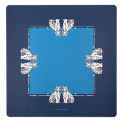 White Tiger Den Mat in Turquoise