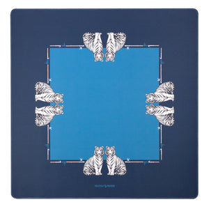 White Tiger Den Mat in Turquoise